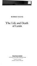 Tapa de Life and Death of Lenin