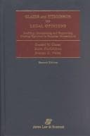 Tapa de Glazer and FitzGibbon on legal opinions