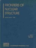 Tapa de Frontiers of Nuclear Structure