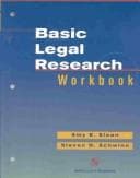 Tapa de Basic legal research workbook