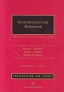 Tapa de Construction Law Handbook