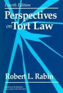 Tapa de Perspectives on Tort Law (Perspectives on Law Reader Series)