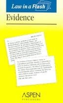Tapa de Law in a Flash Evidence