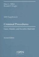 Tapa de Criminal Procedures, 2005 Case Supplement
