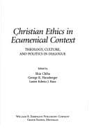 Tapa de Christian ethics in ecumenical context