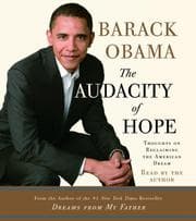 Tapa de The Audacity of Hope