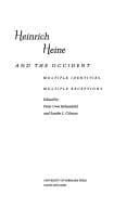Tapa de Heinrich Heine and the occident