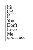 Tapa de It's OK if you don't love me