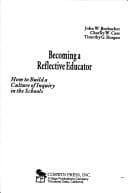 Tapa de Becoming a reflective educator