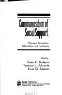 Tapa de Communication of social support