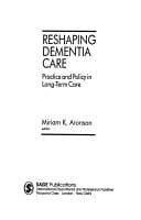 Tapa de Reshaping Dementia Care