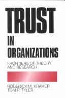 Tapa de Trust in Organizations