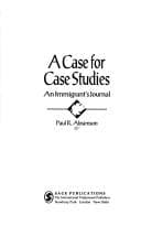 Tapa de A Case for Case Studies