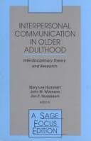 Tapa de Interpersonal communication in older adulthood