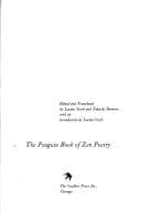 Tapa de The Penguin book of Zen poetry