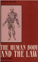 Tapa de The human body and the law