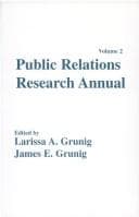 Tapa de Public Relations Research Annual