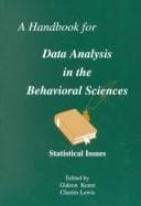 Tapa de A Handbook for Data Analysis in the Behavioral Sciences