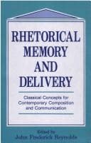 Tapa de Rhetorical Memory and Delivery