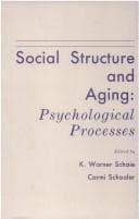 Tapa de Social Structure and Aging
