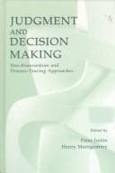 Tapa de Judgment and decision making