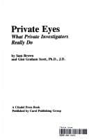 Tapa de Private Eyes