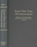 Tapa de Early New York naturalizations