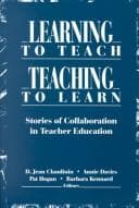 Tapa de Learning to teach, teaching to learn