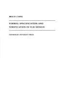 Tapa de Formal specification and verification in VLSI design
