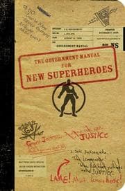 Tapa de The government manual for new superheroes