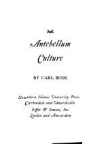 Tapa de Antebellum Culture