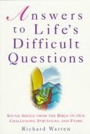 Tapa de Answers to life's difficult questions