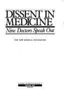 Tapa de Dissent in medicine