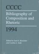 Tapa de Cccc Bibliography of Composition and Rhetoric 1994