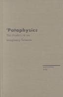 Tapa de 'Pataphysics
