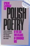 Tapa de Polish poetry of the last two decades of communist rule
