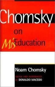 Tapa de Chomsky on Mis-Education