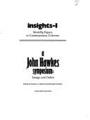 Tapa de A John Hawkes symposium