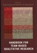 Tapa de Handbook for Team-Based Qualitative Research