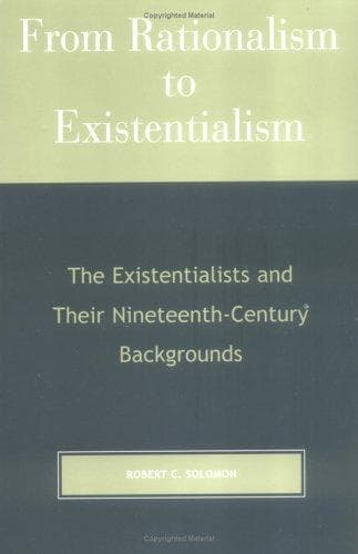 Tapa de From rationalism to existentialism