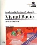 Tapa de Developing applications with Microsoft Visual Basic