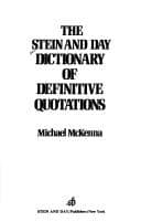 Tapa de The Stein and Day dictionary of definitive quotations