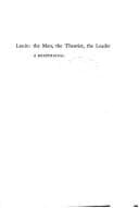 Tapa de Lenin: the man, the theorist, the leader