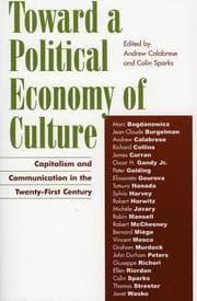 Tapa de Toward a Political Economy of Culture