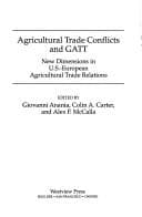 Tapa de Agricultural trade conflicts and GATT