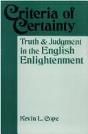 Tapa de Criteria of certainty