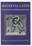 Tapa de Medieval Latin