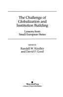 Tapa de The challenge of globalization and institution building
