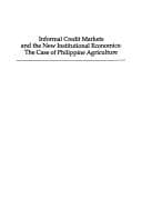 Tapa de Informal credit markets and the new institutional economics