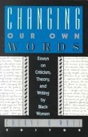 Tapa de Changing Our Own Words